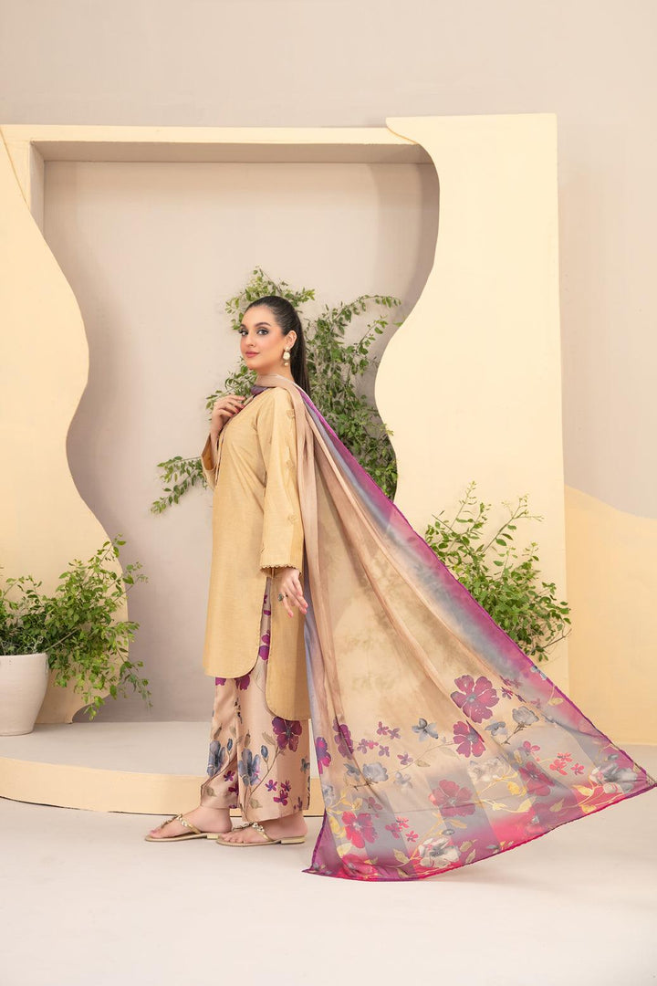 Ferda - Stitched Shamry with Digital Silk Dupatta Collection - D-5026 - Jays Boutique